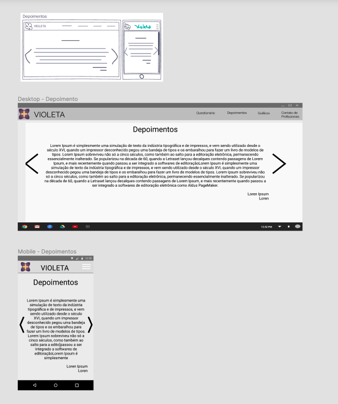 Prototipo media fidelidade