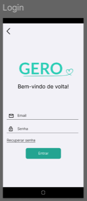 Tela de Login