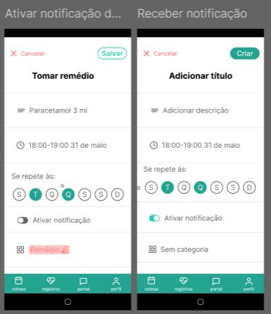 Tela de Notificação