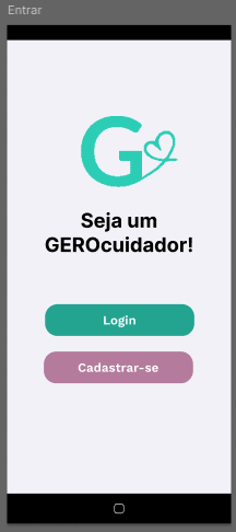 Tela de Entrar